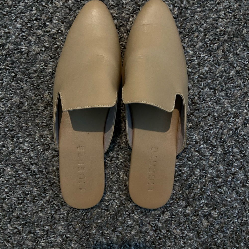 Liberté Women’s “The Modern Mule in Cream”